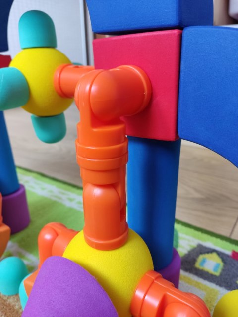 Klocki magnetyczne piankowe MagFlexi 75 el. - zestaw 3+