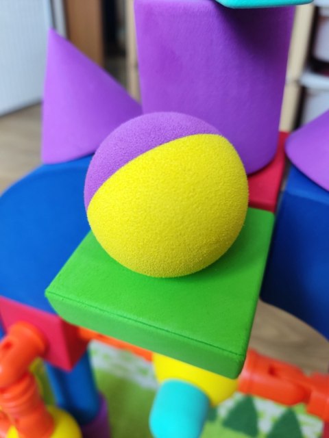 Klocki magnetyczne piankowe MagFlexi 75 el. - zestaw 3+
