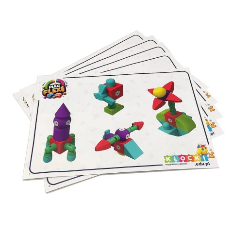Klocki magnetyczne piankowe MagFlexi 75 el. - zestaw 3+