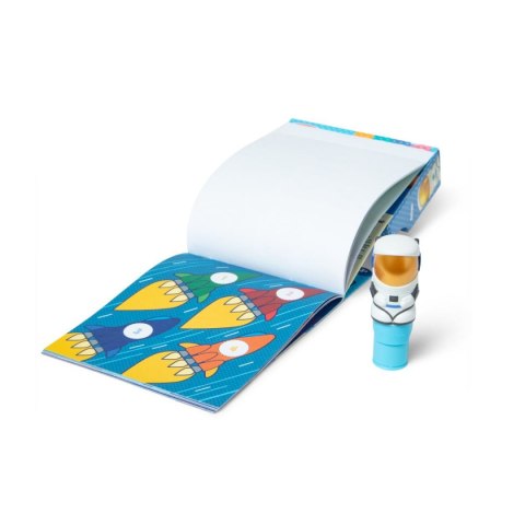 Sticker Wow - Książeczka i stempelek z naklejkami - Astronauta