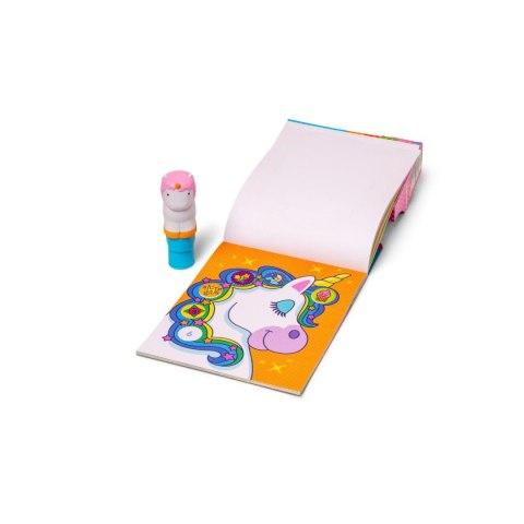 Sticker Wow - Książeczka i stempelek z naklejkami - Jednorożec Sticker Wow - Książeczka i stempelek z naklejkami - Jednorożec