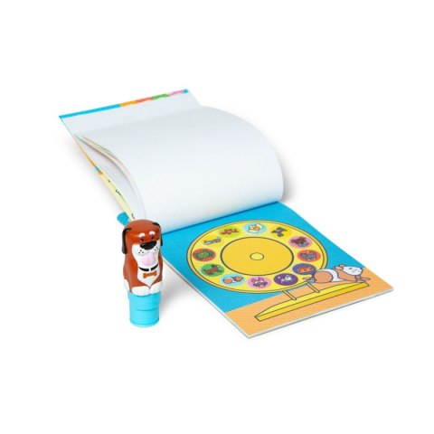 Sticker Wow - Książeczka i stempelek z naklejkami - Pies Sticker Wow - Książeczka i stempelek z naklejkami - Pies