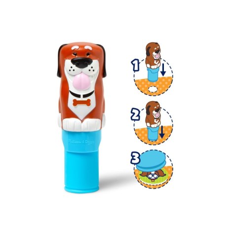 Sticker Wow - Książeczka i stempelek z naklejkami - Pies Sticker Wow - Książeczka i stempelek z naklejkami - Pies