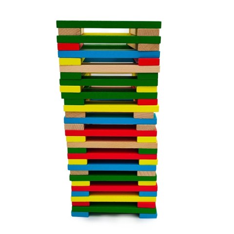 Klocki drewniane WABI Planks 200 el. 12 cm - zestaw 3+