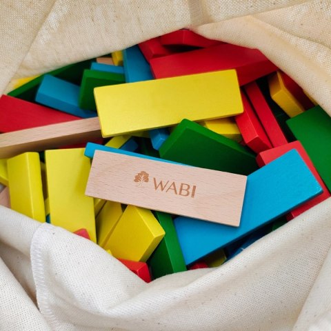 Klocki drewniane WABI Planks 8 cm - 200 szt.