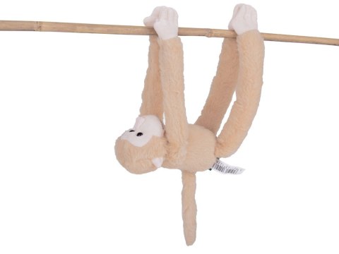 Masotka małpka wisząca beżowa z rzepami 45cm ZA5657 Masotka małpka wisząca beżowa z rzepami 45cm ZA5657