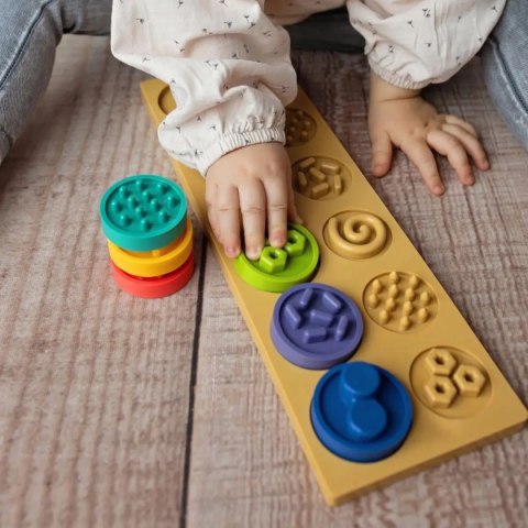 Puzzle sensoryczne kółeczka XL