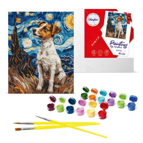 Zestaw do malowania po numerach Magiczny Jack Russel KHO6596 40x50 AP0037 Zestaw do malowania po numerach Magiczny Jack Russel KHO6596 40x50 AP0037
