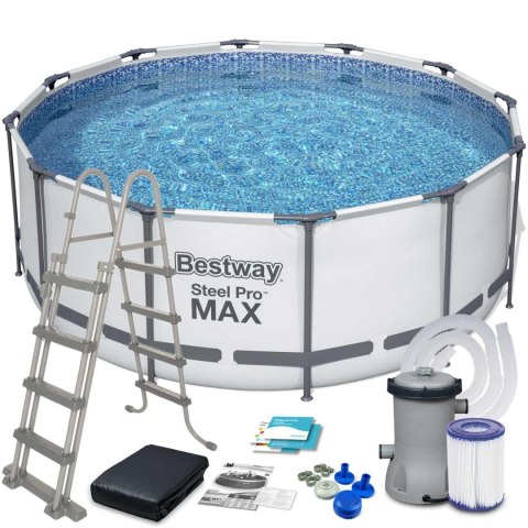 Basen ogrodowy stelażowy 366 x 122 cm 6w1 Bestway 56420 Basen ogrodowy stelażowy 366 x 122 cm 6w1 Bestway 56420