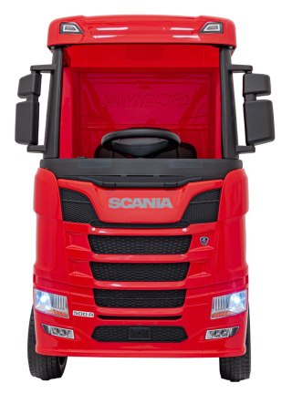 Pojazd Elektryczny Scania R-SERIE 4x4 czerwony – Ciężarówka na Akumulator dla Dziecka