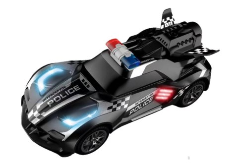 Auto Sportowe R/C Policyjne Czarne Zdalnie Sterowane Auto Sportowe R/C Policyjne Czarne Zdalnie Sterowane