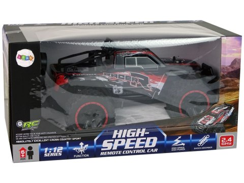 Auto Terenowe Off-Road R/C 2.4 G Amortyzatory 1:12 Czerwony Auto Terenowe Off-Road R/C 2.4 G Amortyzatory 1:12 Czerwony