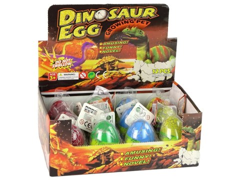 Wykluwające się Magiczne Jajko Dinozaura Rosnące 6 cm Kolorowe Wykluwające się Magiczne Jajko Dinozaura Rosnące 6 cm Kolorowe