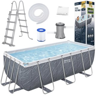 Bestway Basen stelaż 412x201x122 rattan 10w1 56722