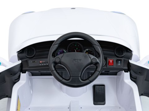 Auto na akumulator Pojazd RUF CTR3 2x35W Biały Auto na akumulator Pojazd RUF CTR3 2x35W Biały