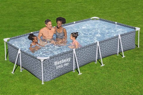 Basen Stelażowy Steel Pro 366x201x66cm BESTWAY Basen Stelażowy Steel Pro 366x201x66cm BESTWAY