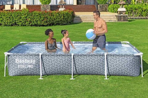 Basen Stelażowy Steel Pro 366x201x66cm BESTWAY Basen Stelażowy Steel Pro 366x201x66cm BESTWAY