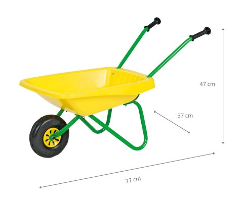 Rolly Toys 270873 Taczka Plastikowa Żółta Rolly Toys 270873 Taczka Plastikowa Żółta