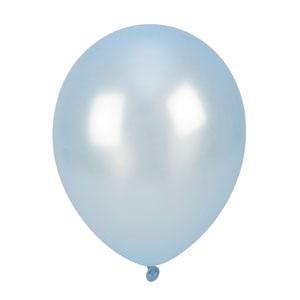 Balony metalizowane błękitne 25cm 100szt Balony metalizowane błękitne 25cm 100szt