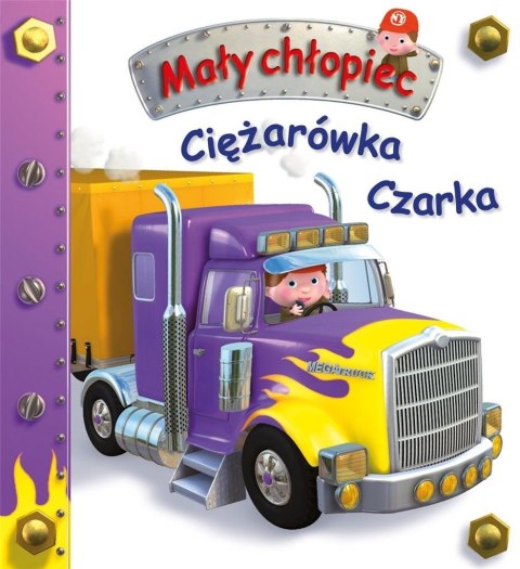 Ciężarówka Czarka. Mały chłopiec Ciężarówka Czarka. Mały chłopiec
