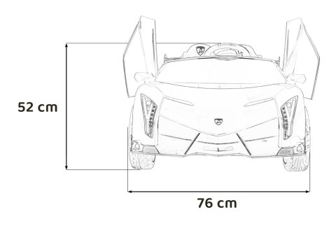 Pojazd Lamborghini Veneno Zielony