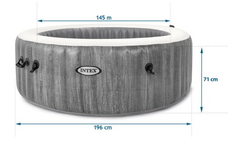 Dmuchane SPA z hydromasażem 196 x 71 cm 4 os. + akcesoria premium INTEX 28440 Dmuchane SPA z hydromasażem 196 x 71 cm 4 os. + akcesoria premium INTEX 28440