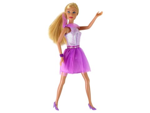 Lalka Lucy Sukienka Fioletowa Brokat Zestaw Buty Lalka Lucy Sukienka Fioletowa Brokat Zestaw Buty