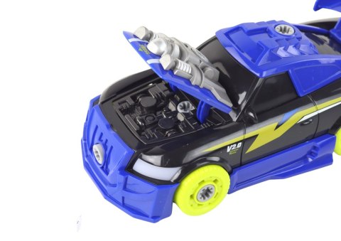Niebieskie Auto DIY Do Skręcania i Rozkręcania Dźwięki Światła Wiertarka Niebieskie Auto DIY Do Skręcania i Rozkręcania Dźwięki Światła Wiertarka