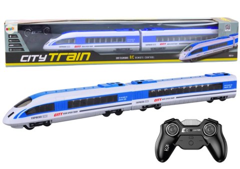 Pociąg Zdalnie Sterowany RC Światła Biały 65 Cm Pociąg Zdalnie Sterowany RC Światła Biały 65 Cm