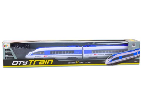Pociąg Zdalnie Sterowany RC Światła Biały 65 Cm Pociąg Zdalnie Sterowany RC Światła Biały 65 Cm