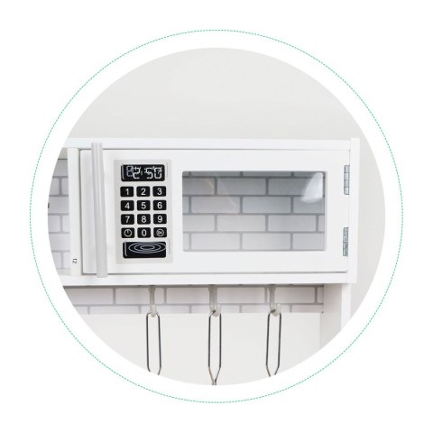 Drewniana kuchnia dla dzieci światło led + garnki ECOTOYS Drewniana kuchnia dla dzieci światło led + garnki ECOTOYS