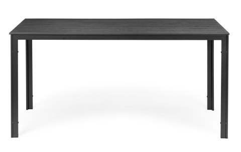 Stół ogrodowy 6-osobowy 156x78 cm polywood meble na taras szary Stół ogrodowy 6-osobowy 156x78 cm polywood meble na taras szary