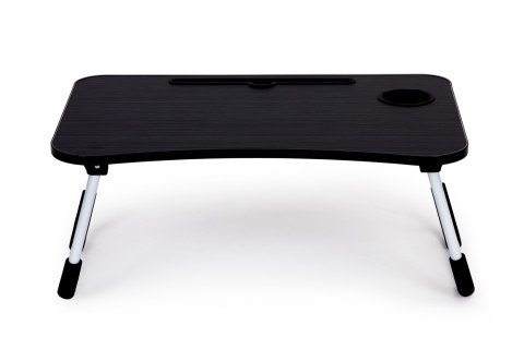 Podstawka pod laptopa stolik do łóżka 60x40 cm czarna ModernHome