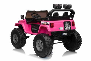 Pojazd Extreme Sport 4x4 24V 2szt aku 12V7Ah x 2 Zmienna Wielkość Różowy