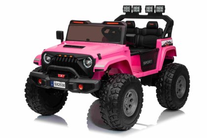 Pojazd Extreme Sport 4x4 24V 2szt aku 12V7Ah x 2 Zmienna Wielkość Różowy