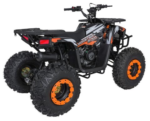 Pojazd Quad Spalinowy 200CC MONSTER Pomarańczowy Pojazd Quad Spalinowy 200CC MONSTER Pomarańczowy