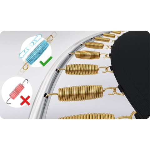 Trampolina ogrodowa 6ft/183cm z siatką zewnętrzną i drabinką Neo-Sport