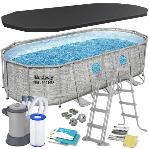 Basen ogrodowy stelażowy 549 x 274 x 122 cm12w1 Bestway 56716N Basen ogrodowy stelażowy 549 x 274 x 122 cm12w1 Bestway 56716N