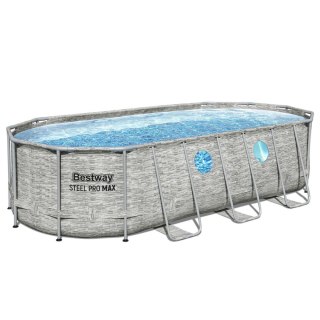 Basen ogrodowy stelażowy 549 x 274 x 122 cm12w1 Bestway 56716N