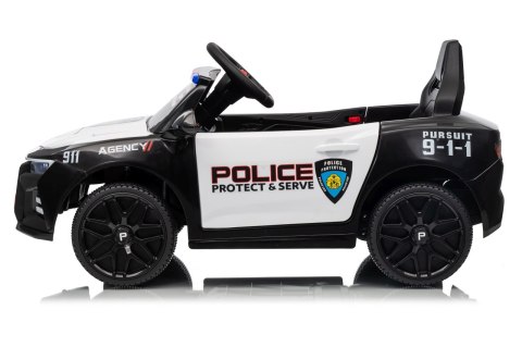 Pojazd na akumulator Policja 911 – 4x35W, 12V10Ah, pilot, LED, EVA, megafon Pojazd na akumulator Policja 911 – 4x35W, 12V10Ah, pilot, LED, EVA, megafon