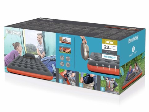 Bestway Materac dmuchany 2os. 203x152x22cm 67703 Bestway Materac dmuchany 2os. 203x152x22cm 67703