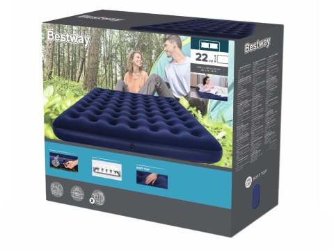 Bestway Podwójny Materac dmuchany 203x183 cm 67004 Bestway Podwójny Materac dmuchany 203x183 cm 67004