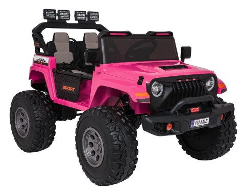 Pojazd Extreme Sport 4x4 24V 2szt aku 12V7Ah x 2 Zmienna Wielkość Różowy Pojazd Extreme Sport 4x4 24V 2szt aku 12V7Ah x 2 Zmienna Wielkość Różowy