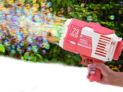 Zabawka Pistolet Bazooka do bańki mydlane ZA4417 Zabawka Pistolet Bazooka do bańki mydlane ZA4417