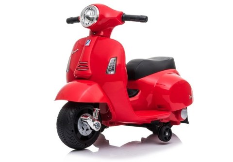 Skuter na Akumulator Vespa GTS 300 Mini Dla Dzieci Światło LED Czerwony