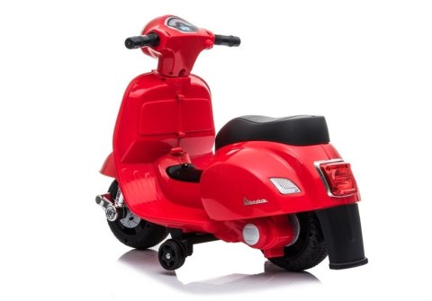 Skuter na Akumulator Vespa GTS 300 Mini Dla Dzieci Światło LED Czerwony