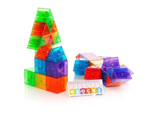 Klocki magnetyczne Flip and Snap 36 elementów - Loowi 3+