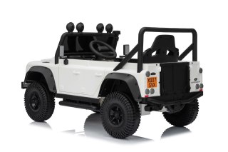 Pojazd Land Rover Defender 110 SVX Concept Biały 2x100W 24V