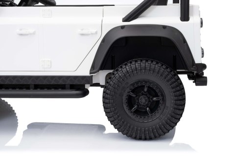 Pojazd Land Rover Defender 110 SVX Concept Biały 2x100W 24V