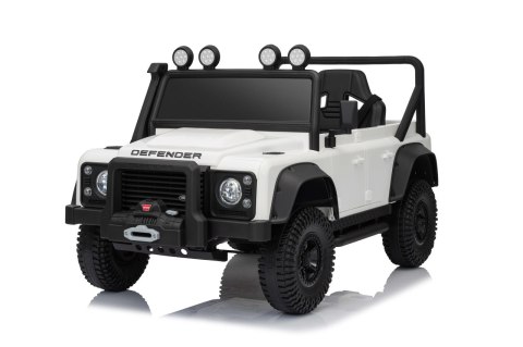 Pojazd Land Rover Defender 110 SVX Concept Biały 2x100W 24V